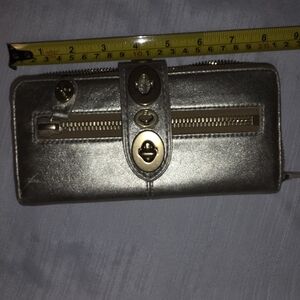 Coach Gold Metallic Wallet